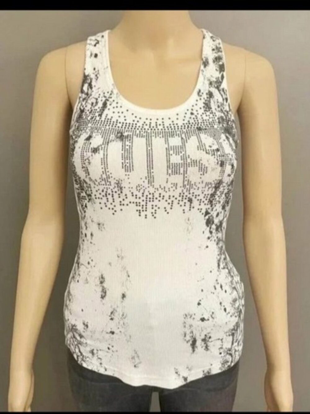 GUESS Y2K jeweled tank top